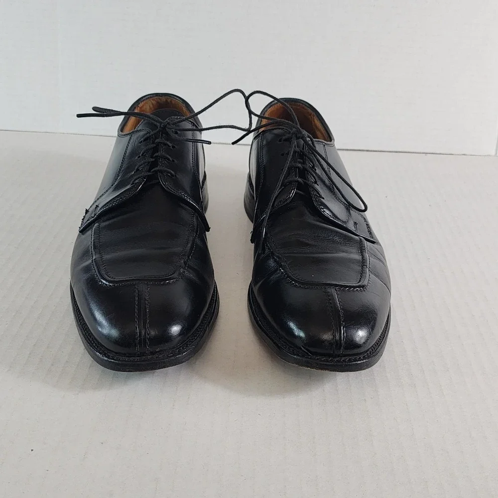 ALLEN EDMONDS Hancock 8404 Oxford Dress‎ Shoes Mens 10 Black Split Toe USA Made